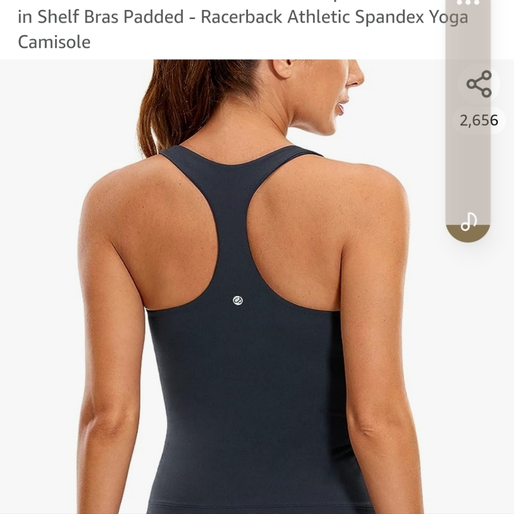 Crz Yoga Butterluxe sports tank top Medium